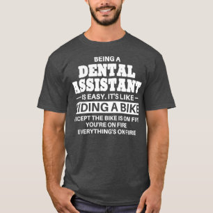 T-shirt Adjointe Dentaire Faire Un Vélo