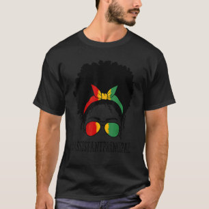 T-shirt Adjointe Principale Femmes Messy Bun Black History