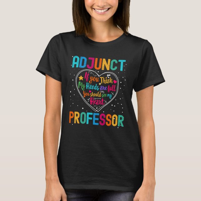T-shirt Adjunct Professor Appreciation Week Back to School (Devant)
