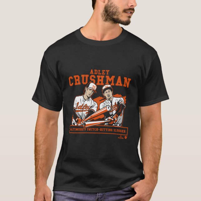 T-shirt Adley Rutschman - Crushman - Baltimore Baseball (Devant)