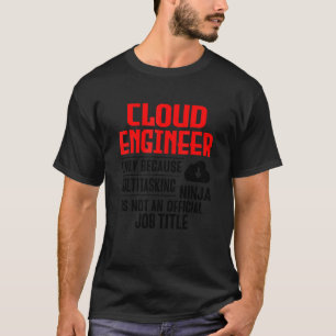 T-shirt Administrateur Cloud pour un ingénieur Cloud devop