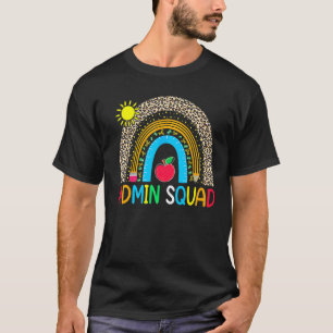 T-shirt Administrateur de l'équipe d'administration Arc-en