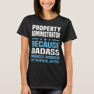 T-shirt Administrateur de propriétés