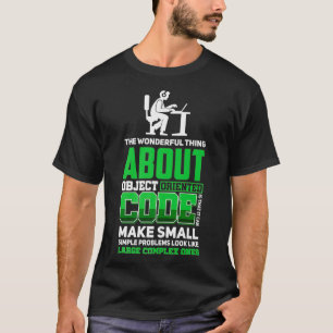 T-shirt Administrateur programmeur Linu Binary Code Premiu