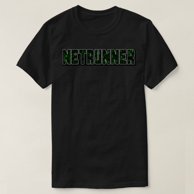 T-shirt Administrateur réseau Netrunner (Design devant)