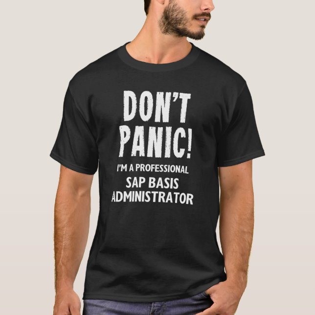 T-shirt Administrateur SAP Basis (Devant)