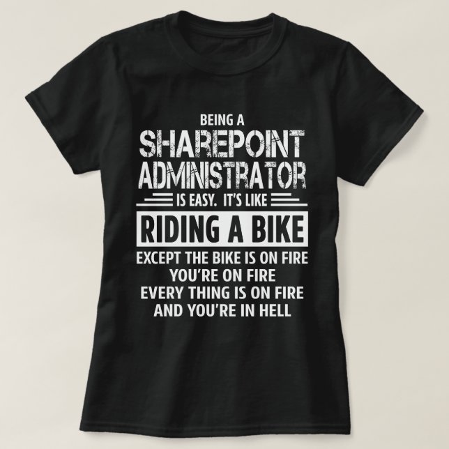 T-shirt Administrateur Sharepoint (Design devant)