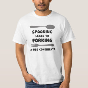 T-shirt Administrer mène aux condiments bifurquants