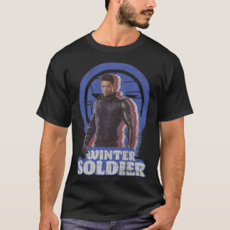 T-shirt Admirez Le Faucon Et Le Soldat D'Hiver Bucky Ret
