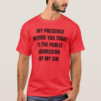 T-shirt admission