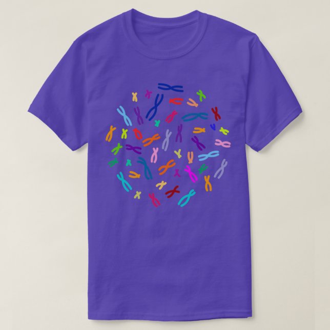 T-shirt ADN codé couleur (Design devant)