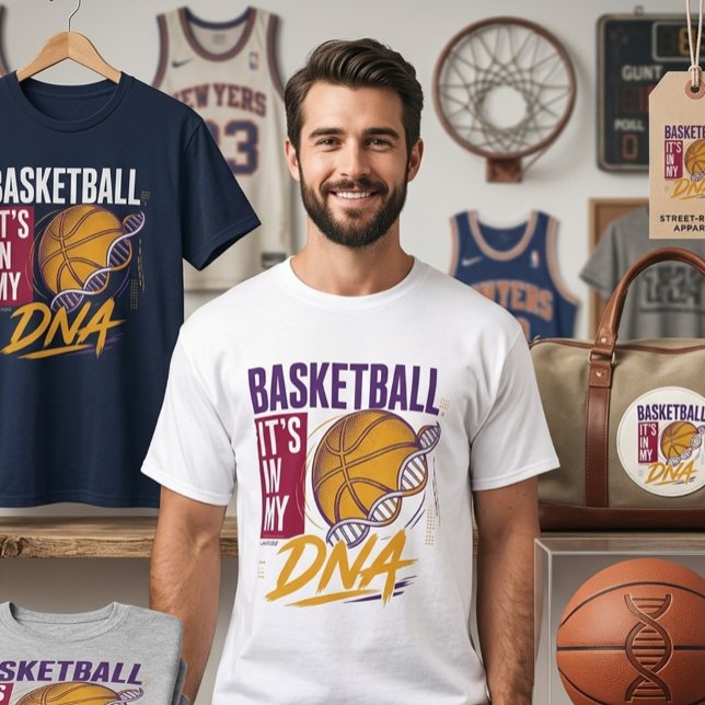 T-shirt ADN de basketball (Créateur téléchargé)