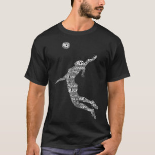 T-shirt Ado de volleyball Fille Joueuse Joueuse de