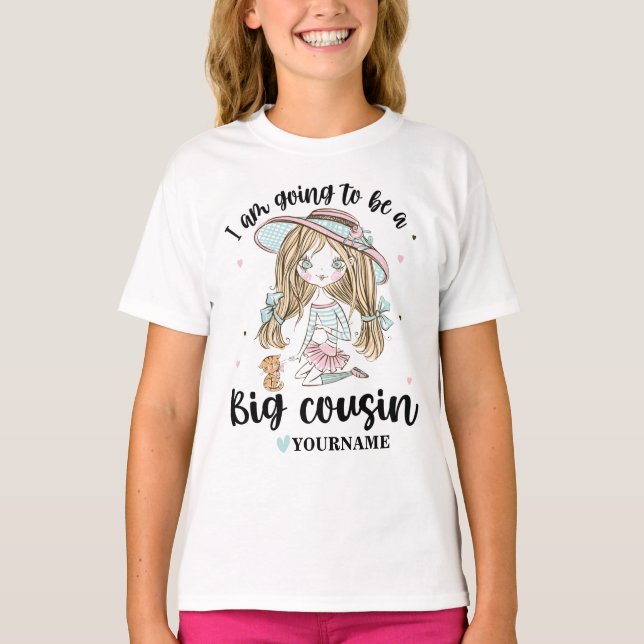 T-shirt Ado Fille Je vais être une Grosse Grosse Grosse Gr (Devant)