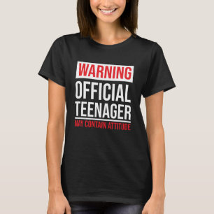 T-shirt Adolescent officiel Funny 13e anniversaire adolesc
