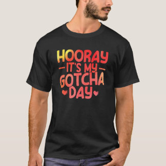 T-shirt Adopt Gotcha My Gotcha Day Watercolor Adoption Day