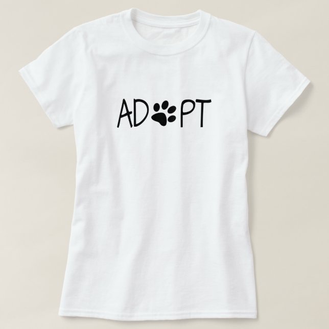 T-shirt Adopter (Design devant)