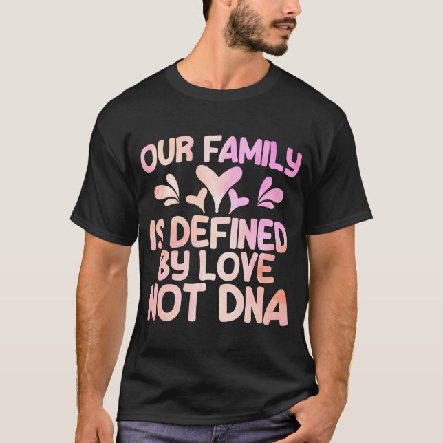 T-shirt Adopter Famille Gotcha Définie Par Ado Aquarelle A (Devant)
