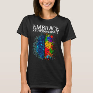 T-shirt Adopter la Neurodiversité Cerveau Adhd Autisme Sen
