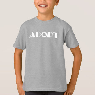 T-shirt Adopter le chien patte