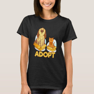 T-shirt Adopter le fournisseur d'animaux de compagnie