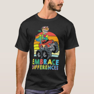 T-shirt Adopter les Différences Autisme Dinosaure Camion G