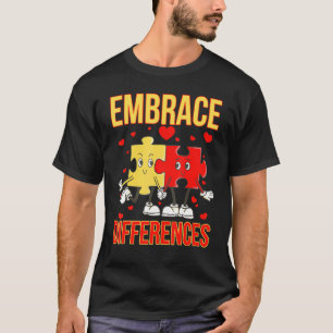 T-shirt Adopter les différences drôle Monde Journée de l'a