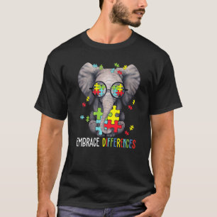 T-shirt Adopter les différences Éléphant drôle de sensibil