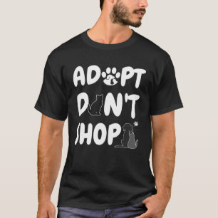 T-shirt Adopter Ne pas Acheter Le Sauvetage Animalier Pour