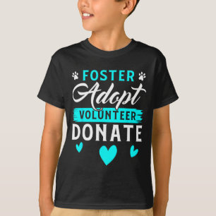 T-shirt Adopter Parrain Bénévole Donner Drôle Sauvetage An