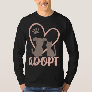 T-shirt Adopter Secourir Propriétaire de l'animal Secourir