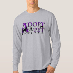 T-shirt Adopter-UN-Animal familier