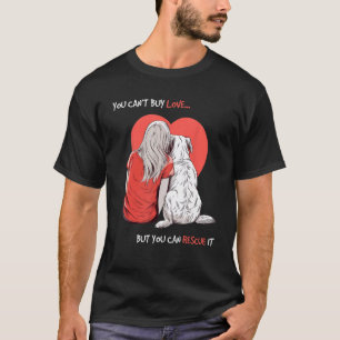 T-shirt Adopter un chien pour femmes Hommes Chemises pour 