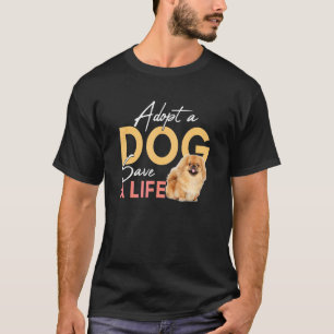 T-shirt Adopter Un Chien Sauver Une Secourt De Vie Pekinge