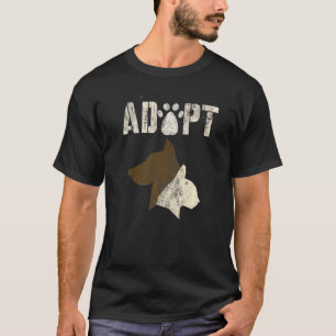 T-shirt Adopter un refuge Vintage de sauvetage animal Chat