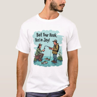 T-shirt Adoptez la joie de la pêche