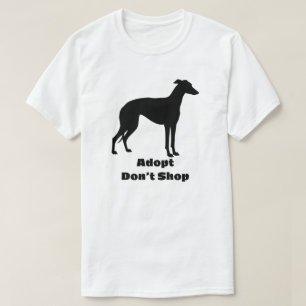 T-shirt Adoptez, ne pas faire de shopping   Secourir la dé