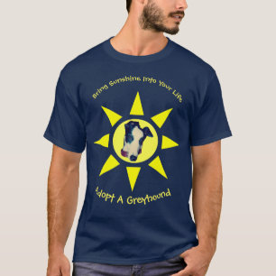 T-shirt Adoptez Un Soleil Greyhound Dans Votre Vie