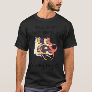 T-shirt Adoption de chat  Sauvetage d'animal doux Adopter
