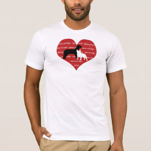 T-shirt Adoption du chien et secourir le coeur