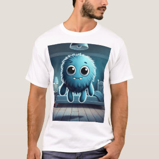 T-shirt Adorable Blue Fluffy