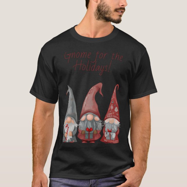 T-shirt Adorable Christmas Gnomes With Holiday Cheer T Shi (Devant)