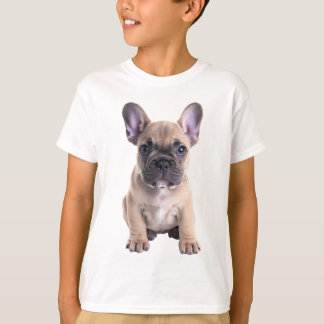 T-shirt Adorable Fawn French Bulldog Puppy Kids