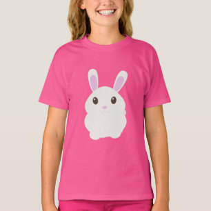 T-shirt Adorable Lapin Blanc
