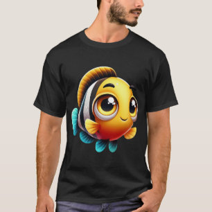 T-shirt Adorable poisson cichlidé Uaru