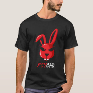 T-shirt Adorable Psycho Lapin Bizard Lapin Drôle
