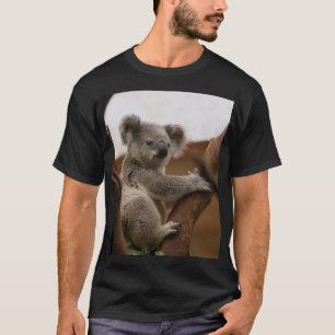 T-shirt Adorable regarder Koala sur la branche Homme