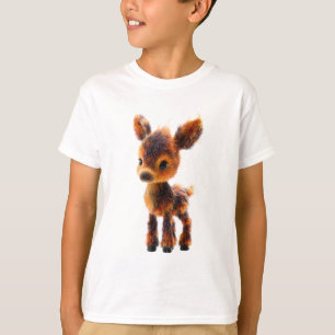 T-shirt Adorables enfants faons de la forêt tachetés et du
