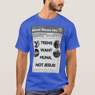 T-shirt ados veulent une affiche muna et non pas jesus MUN