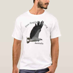 T-shirt adulte de Mer-Eagle de pêche